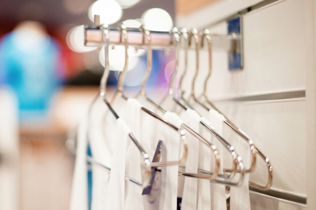 clothes hanger retail store discounts clearance sale