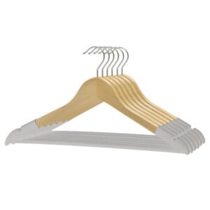 Wooden Hanger with Non-slip Velvet
