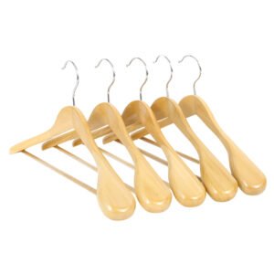 wooden hanger wide shoulder