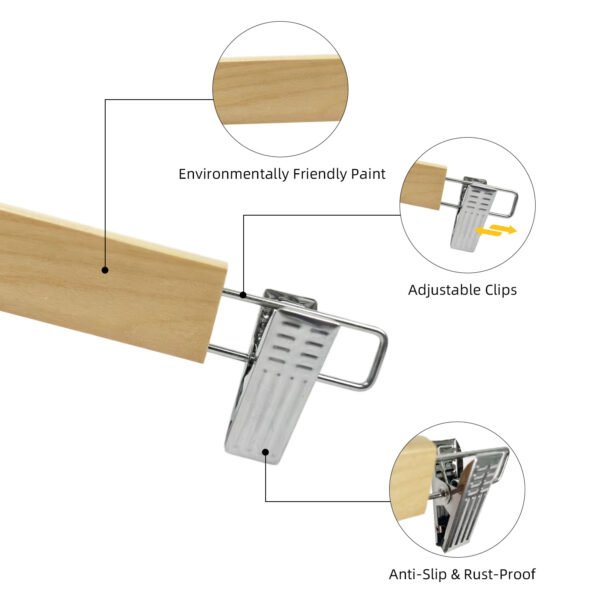 Skirt Wooden Hanger - Image 2